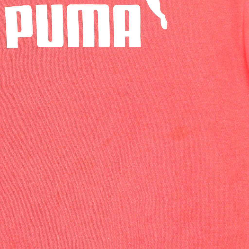 Puma Womens Pink Crew Neck Pullover Sweatshirt Size 12