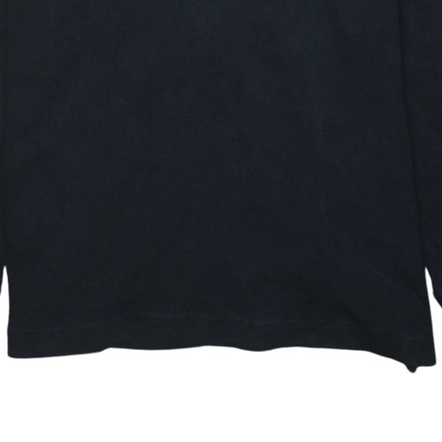 Umbro Men Black L Long Sleeve Pullover Football Sweatshirt