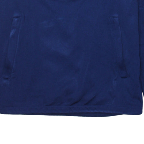 Nike Men's Blue Therma-Fit Quarter Zip Quilted Sweatshirt Size S