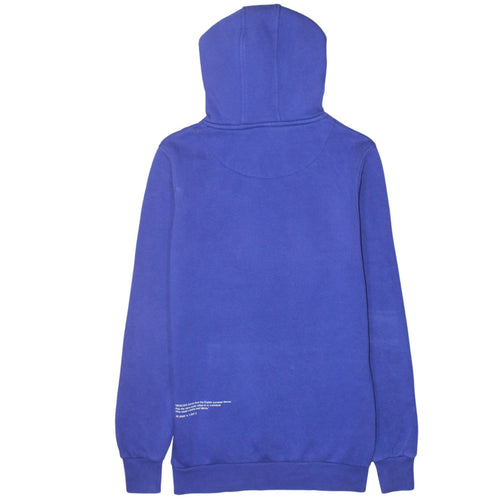 Mercier Men's Blue XS Pullover Embroidered Logo Hoodie