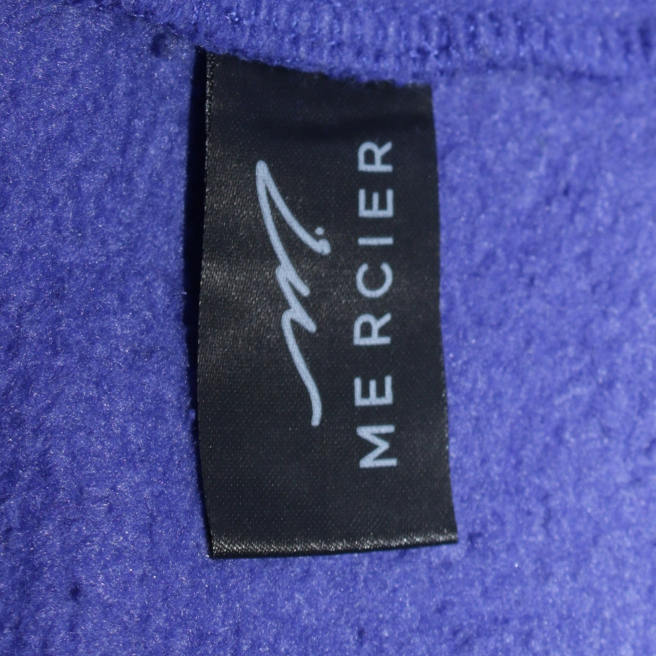 Mercier Men's Blue XS Pullover Embroidered Logo Hoodie