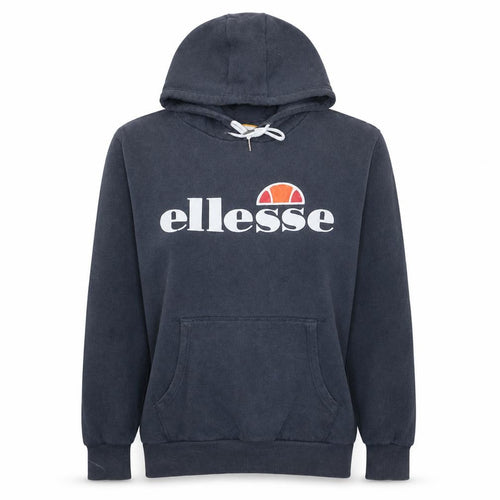 Ellesse Womens Navy Blue Hoodie UK 12 Pullover Hooded Sweatshirt