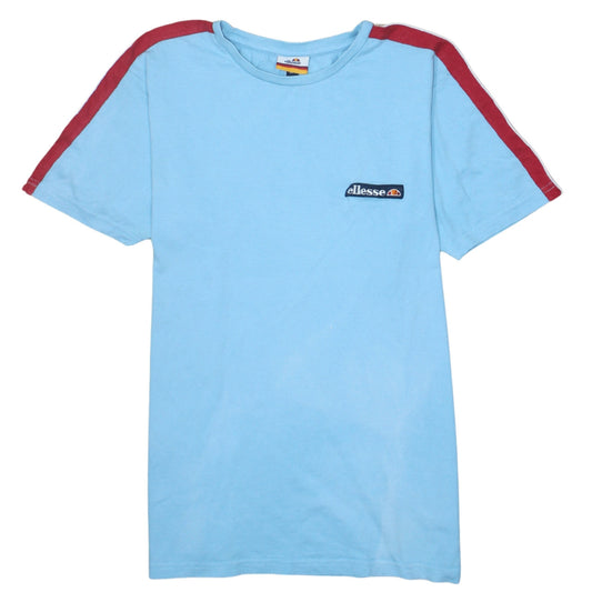 Ellesse Men's Blue Short Sleeve Crew Neck Logo T-Shirt Size L