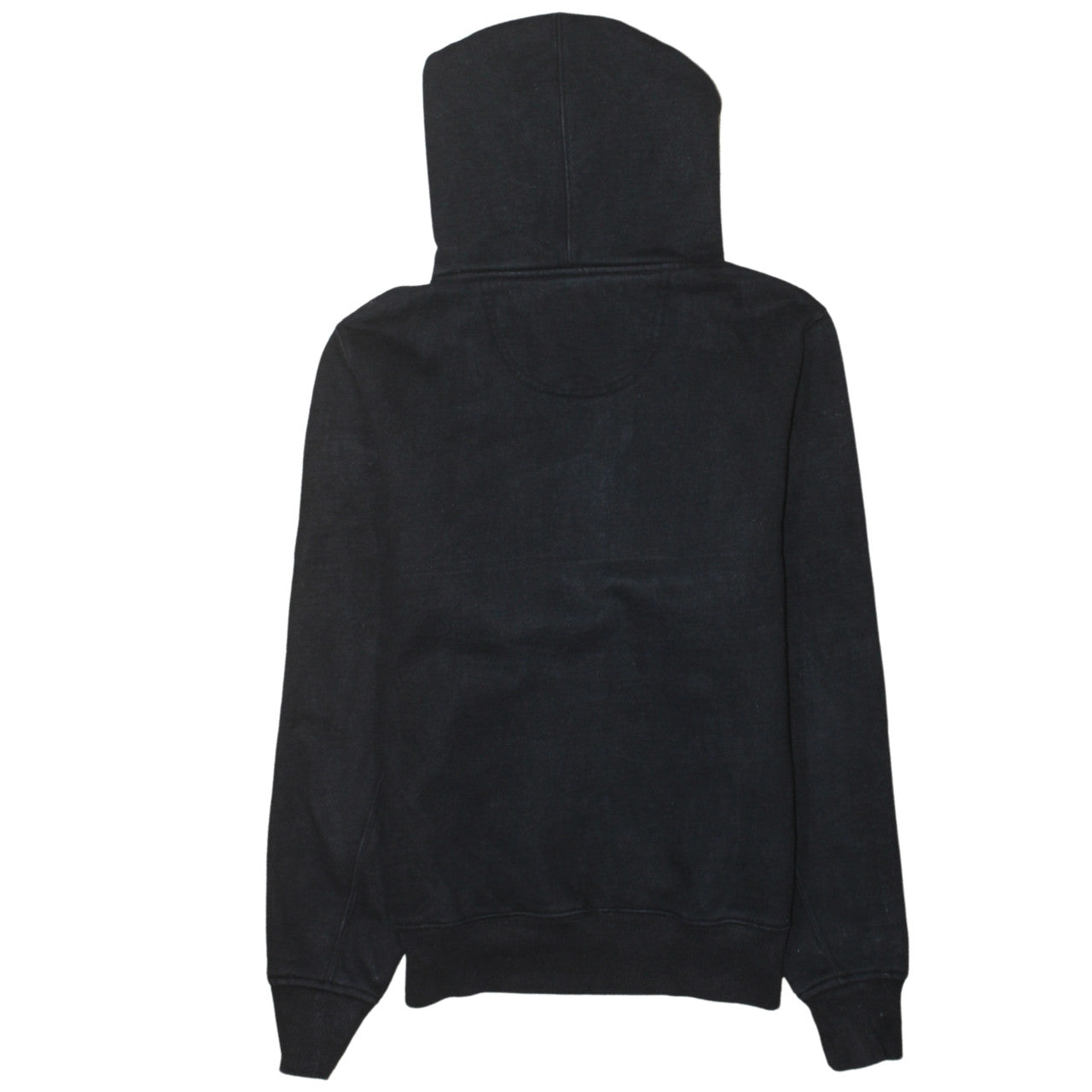 Champion Men Black Pullover Hoodie Medium Logo Fleece Sweatshirt