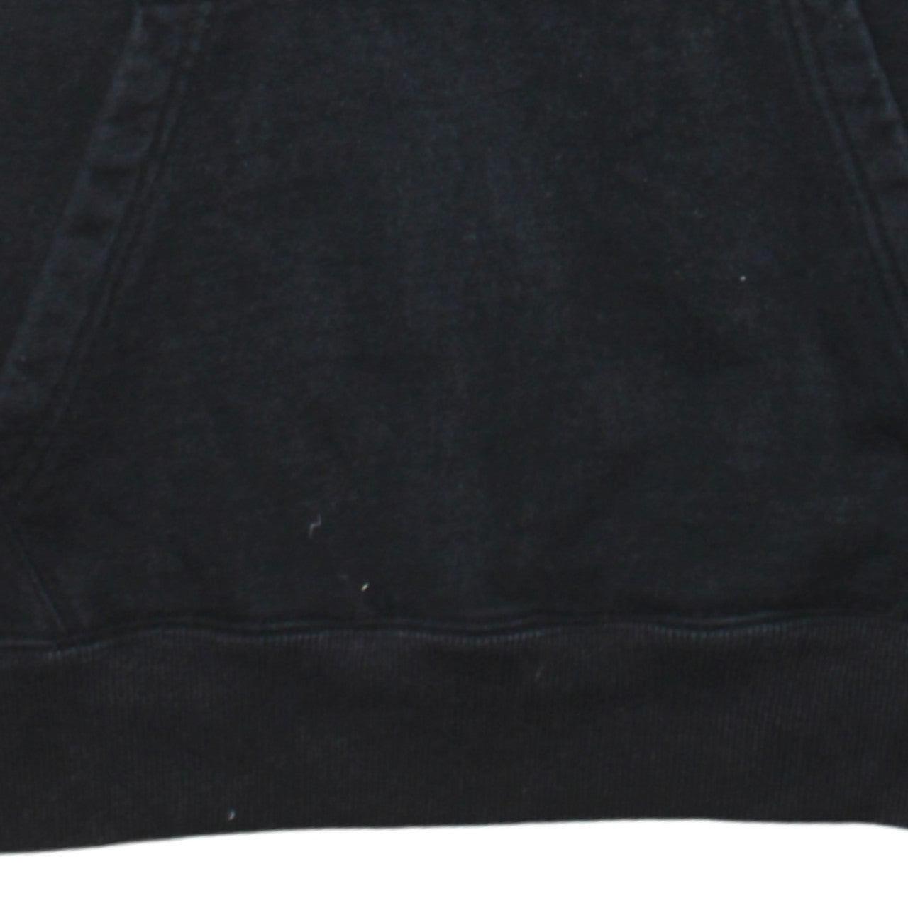 Champion Men Black Pullover Hoodie Medium Logo Fleece Sweatshirt