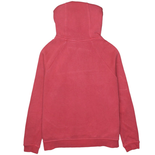 Nike Womens Pink Rhinestone Logo Pullover Hoodie Size M
