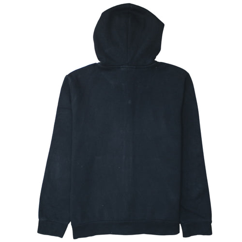 Adidas Womens Black XL Full Zip Hoodie Sweatshirt with 3 Stripes