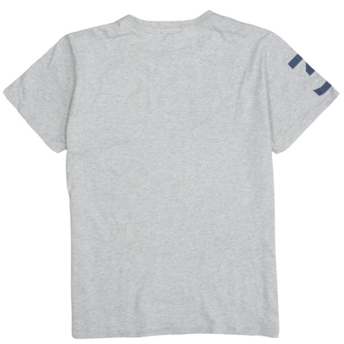 Ralph Lauren Boys Grey Polo T-Shirt Size 14-16 Years Short Sleeve Cotton