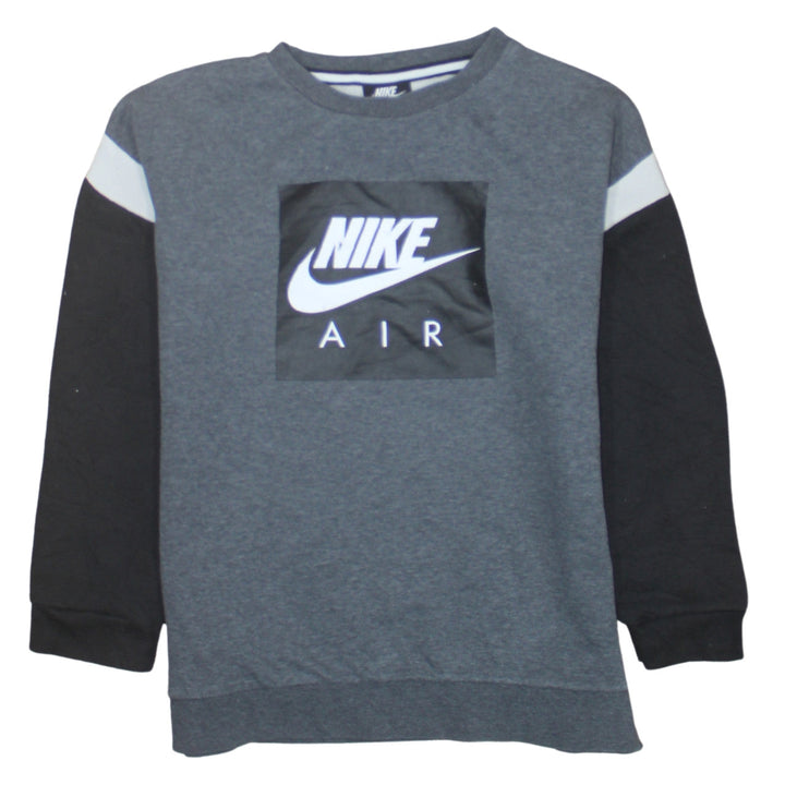 Nike Boys Grey Air Logo Pullover Sweatshirt XL 13-15 Yrs