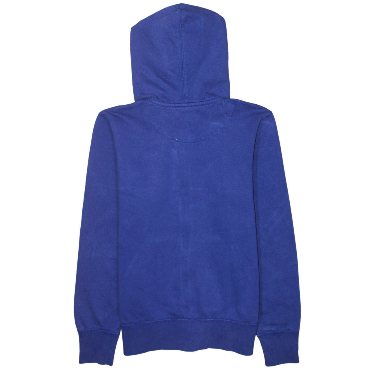 Nike Women Blue Full Zip Hoodie Small Cotton Blend Sportswear