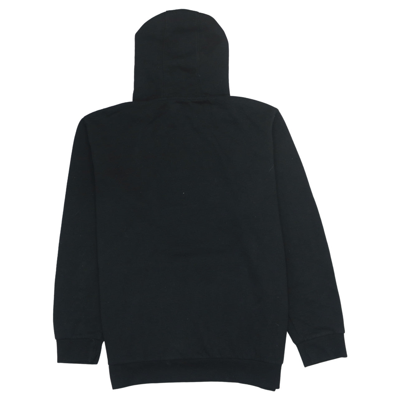 Kappa Mens Black Pullover Hoodie 2XL Logo Fleece Sweatshirt