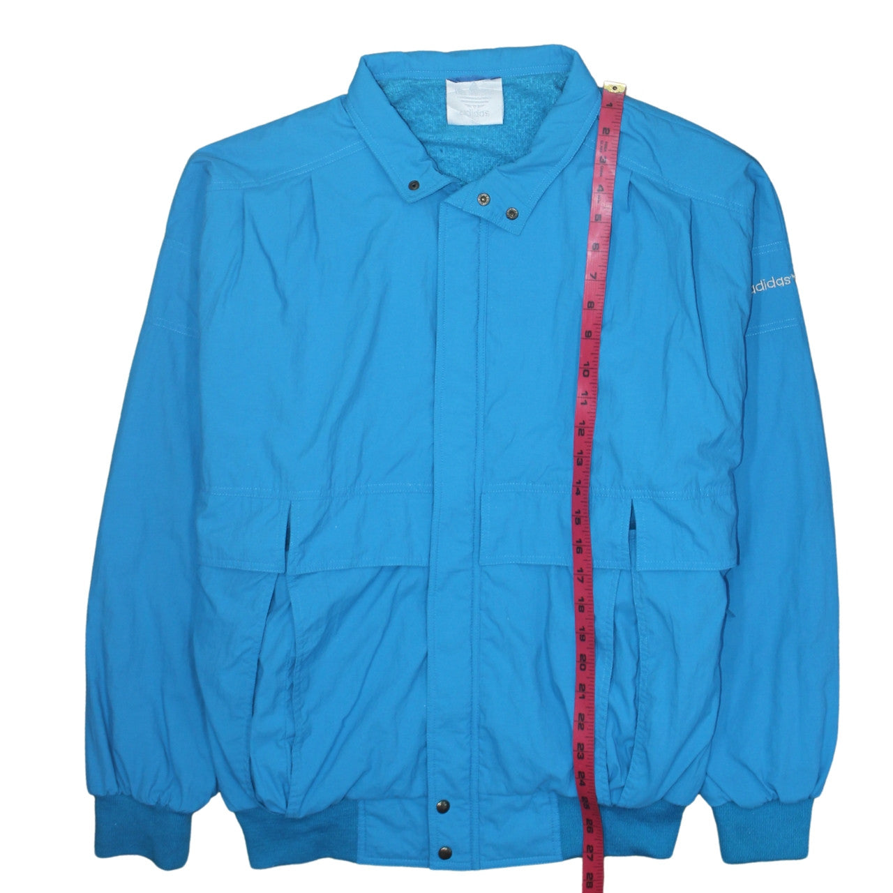 Adidas Men's Blue L Track Jacket Retro 80s Sportswear