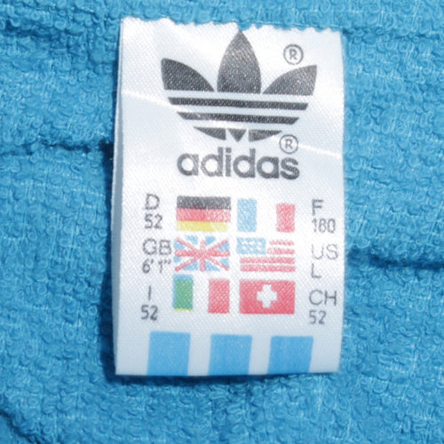 Adidas Men's Blue L Track Jacket Retro 80s Sportswear