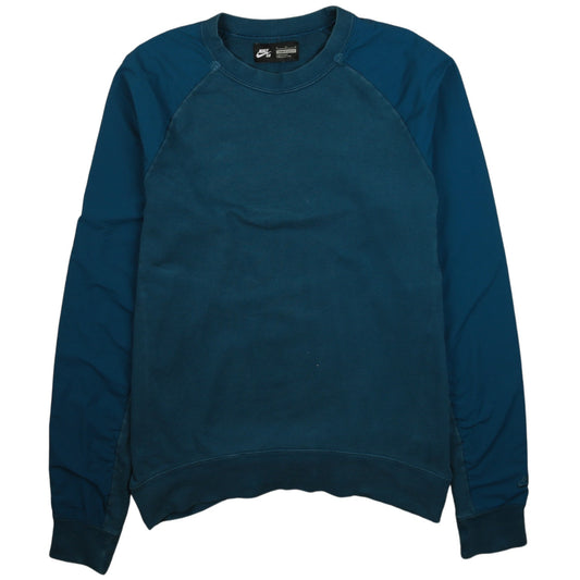 Nike SB Men's Blue Crew Neck Pullover Sweatshirt Size M