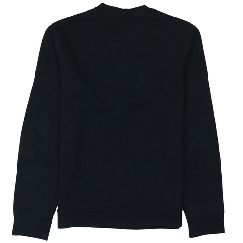 Emporio Armani Men's Black Logo Pullover Sweatshirt Size S