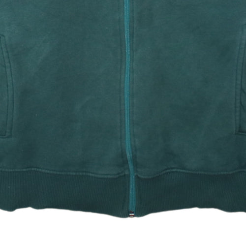 Nike Men's Green 2XL Full Zip Fleece Hoodie Sweatshirt