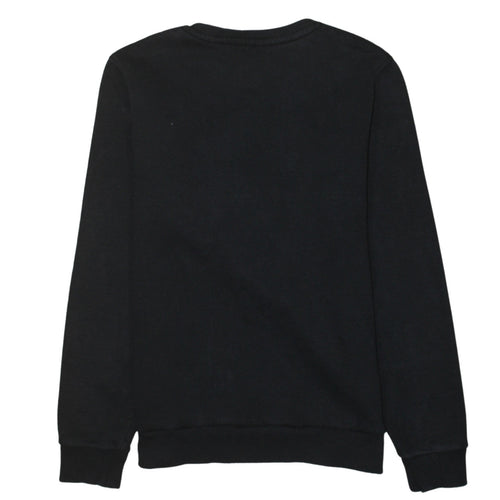 Alessandro Zavetti Men's Black Tiger Embroidered Sweatshirt M