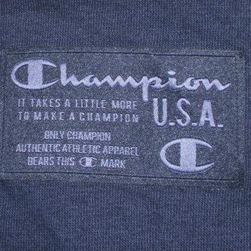 Champion Girls Black Long Sleeve T-Shirt Dress Size 11-12 Years Logo Trim