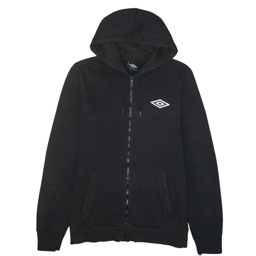 Umbro Men's Black Full Zip Hoodie XL Sports Fleece Jacket