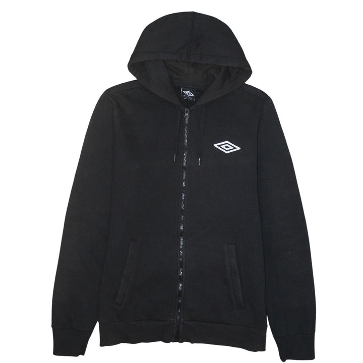Umbro Men's Black Full Zip Hoodie XL Sports Fleece Jacket