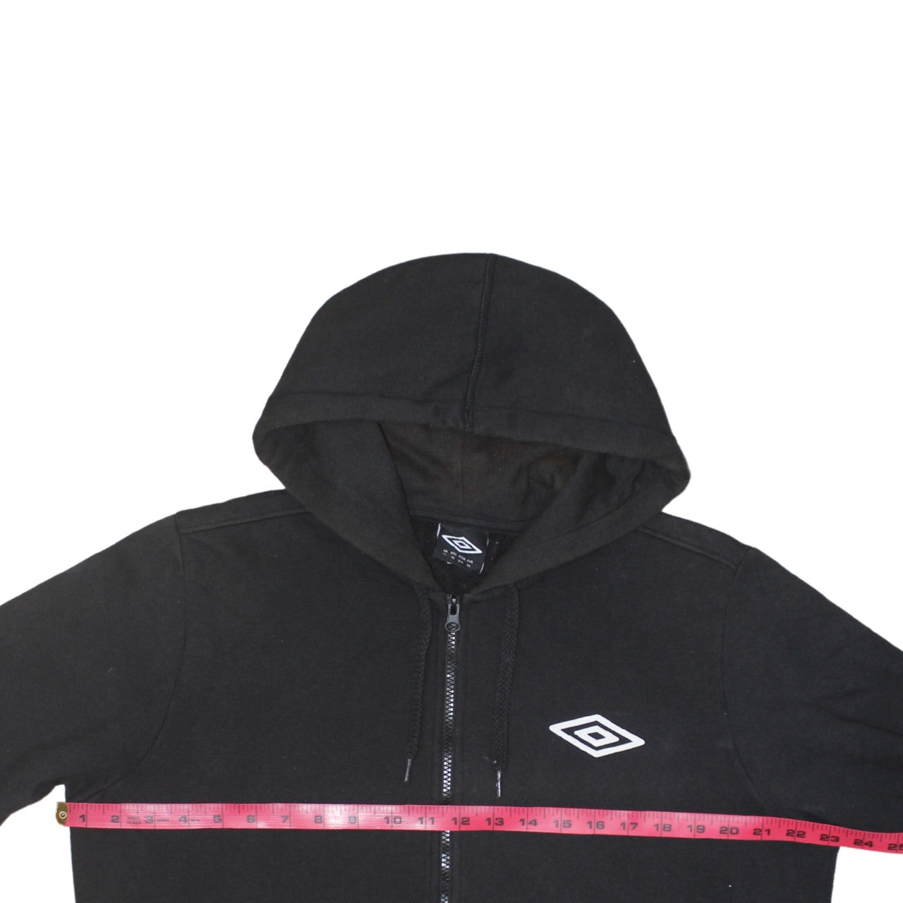 Umbro Men's Black Full Zip Hoodie XL Sports Fleece Jacket