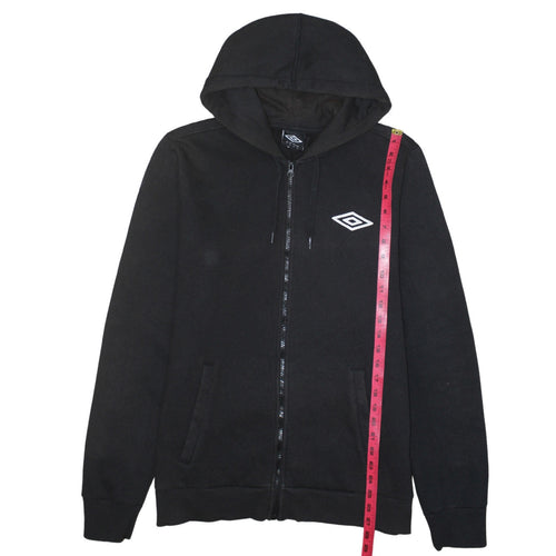 Umbro Men's Black Full Zip Hoodie XL Sports Fleece Jacket