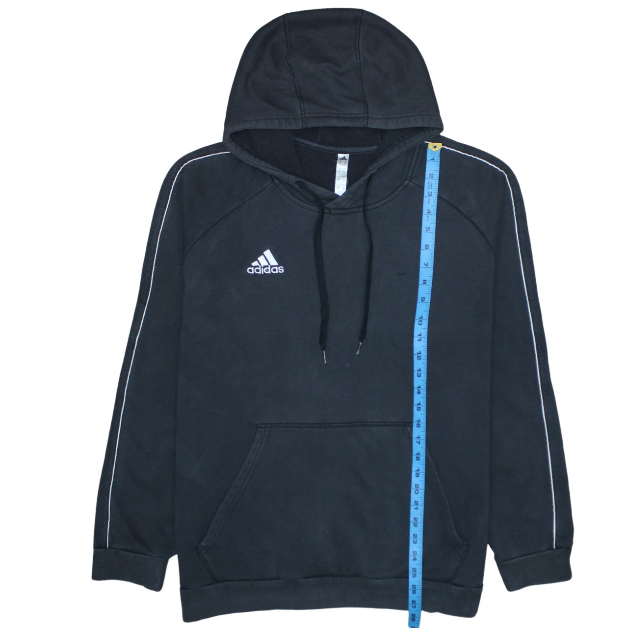 Adidas Men Black XL Pullover Hoodie Fleece Sportswear
