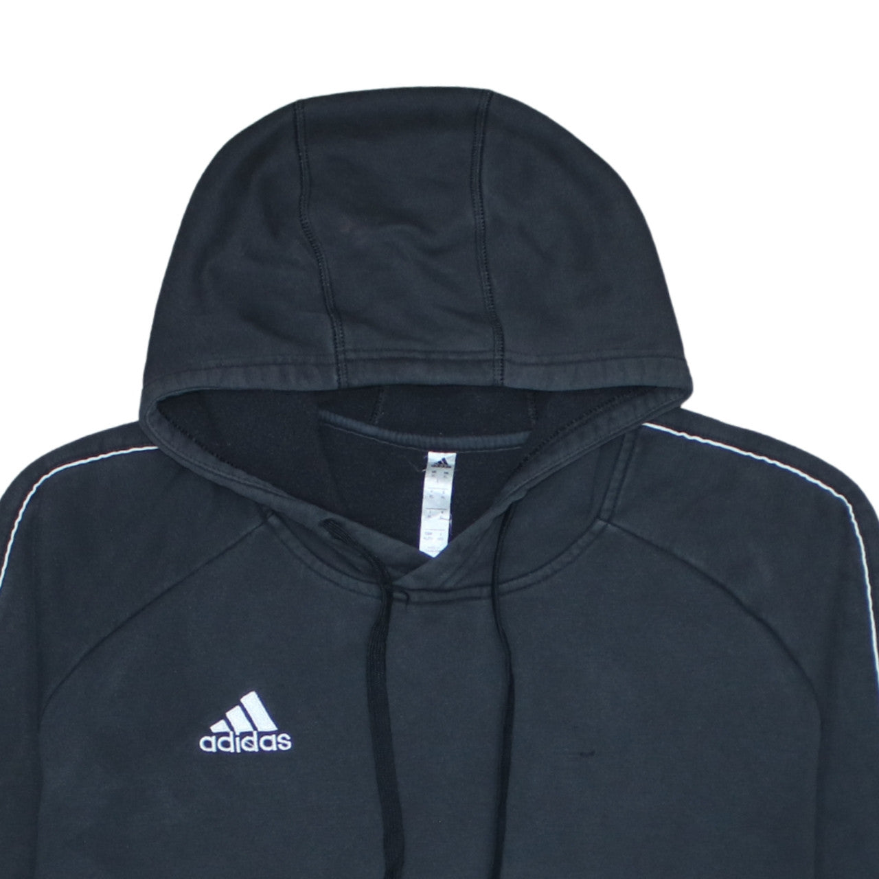 Adidas Men Black XL Pullover Hoodie Fleece Sportswear