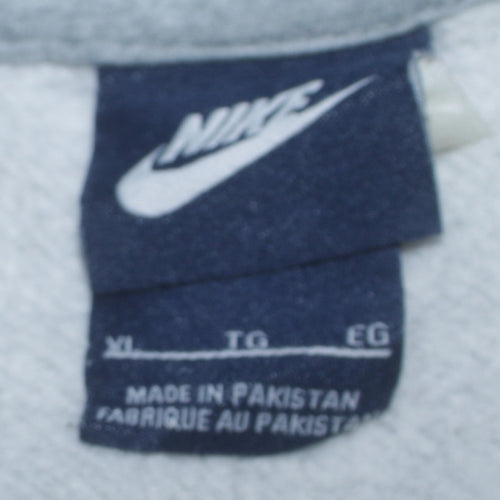 Nike Men's Grey XL Pullover Hoodie Fleece Sweatshirt
