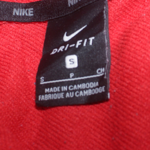 Nike Men's Red Dri-FIT Pullover Hoodie Size S Sportswear