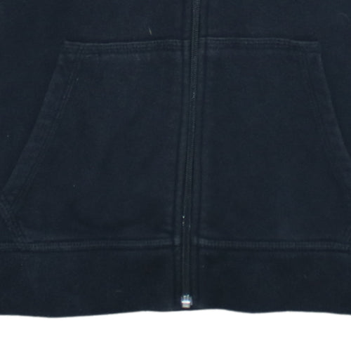 Nike Boys Black Full Zip Hoodie Fleece XL 13-15 Years Hooded Sweatshirt