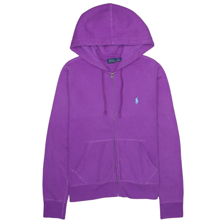 Ralph Lauren Women Purple Full Zip Hoodie XL Cotton Blend