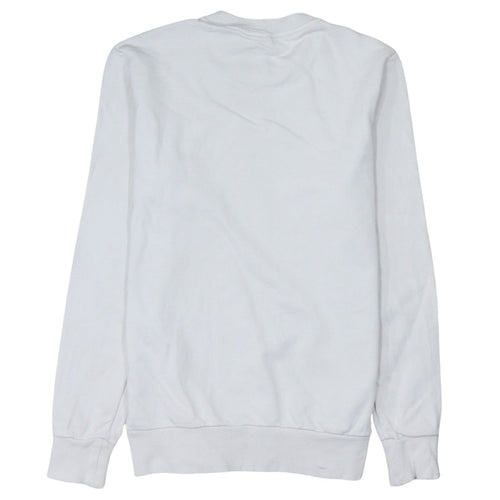 Puma Men’s White Small Pullover Sweatshirt Crew Neck Graphic