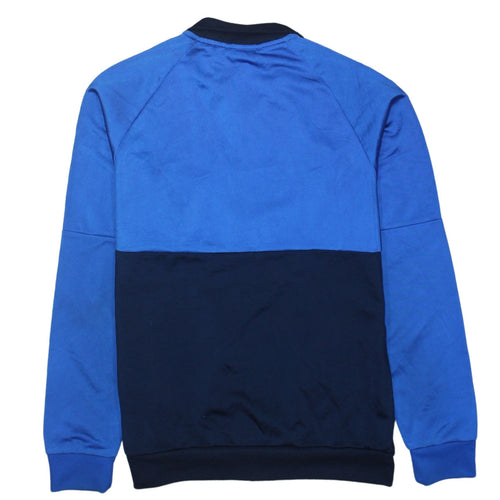 Adidas Boys Blue Colourblock Track Jacket 13-14 Years Zip Lightweight