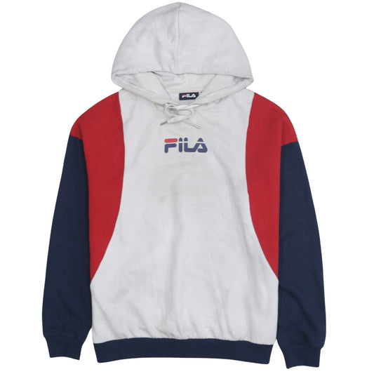 FILA Mens Multicoloured Small Pullover Hoodie Sportswear