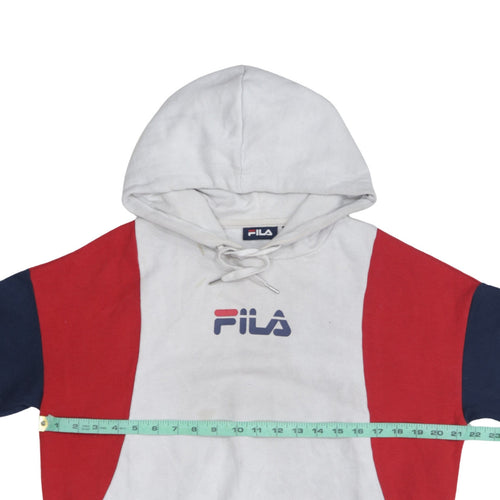 FILA Mens Multicoloured Small Pullover Hoodie Sportswear