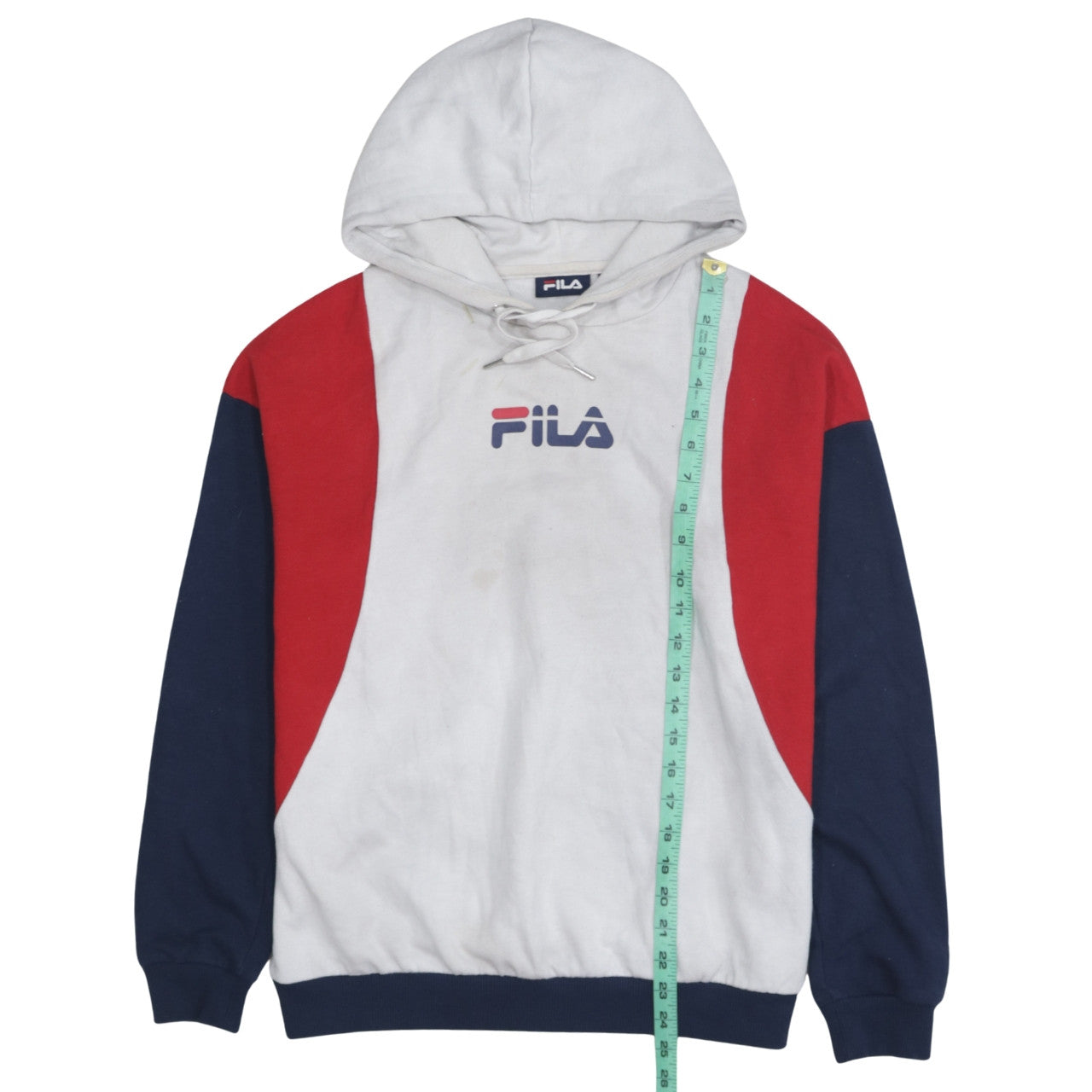 FILA Mens Multicoloured Small Pullover Hoodie Sportswear