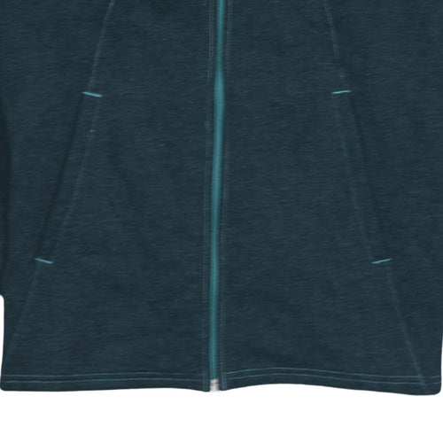 The North Face Women's Blue Full Zip Hoodie Size M - Hooded Activewear