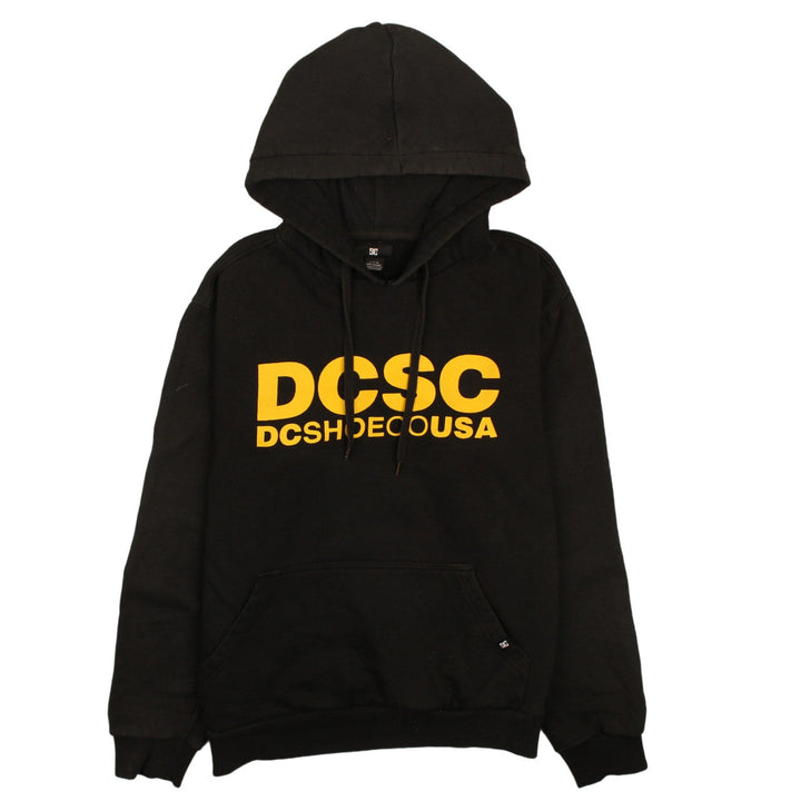 DC Shoes Men's Black Pullover Hoodie S Graphic Logo Skate Style