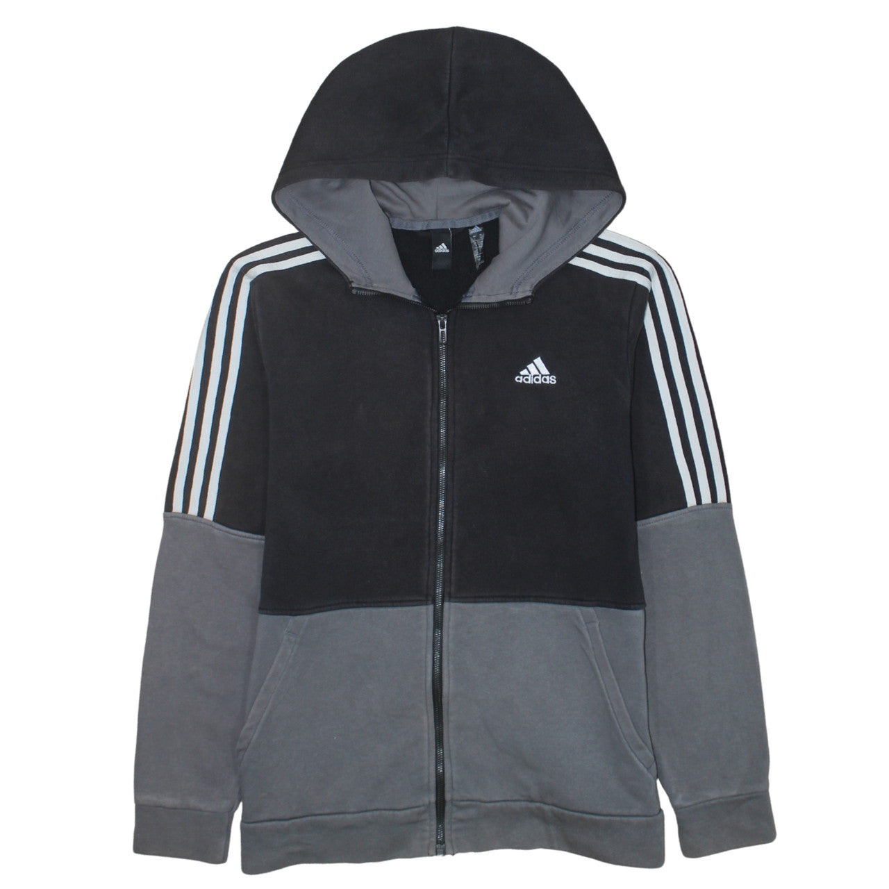 Adidas Men's Black Full Zip Hoodie Size S Sportswear