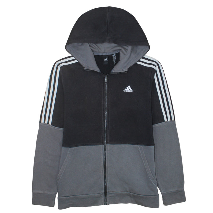 Adidas Men's Black Full Zip Hoodie Size S Sportswear
