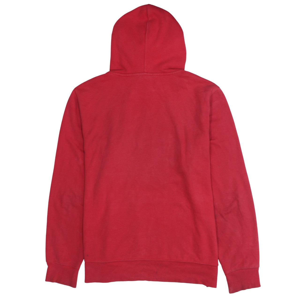 The North Face Mens Red Pullover Hoodie L Regular Fit Graphic Outdoor