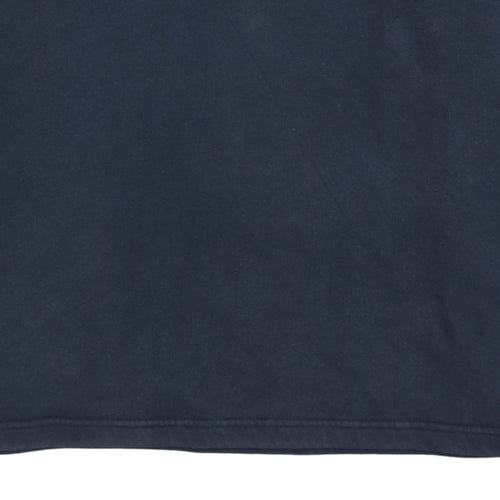 Nike Men's Blue 1/4 Zip Fleece Sweatshirt Size L