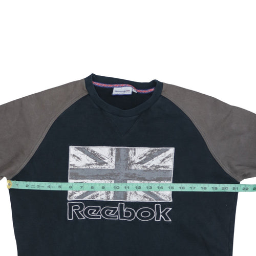 Reebok Classic Women's Black & Grey Crew Neck Sweatshirt Size M