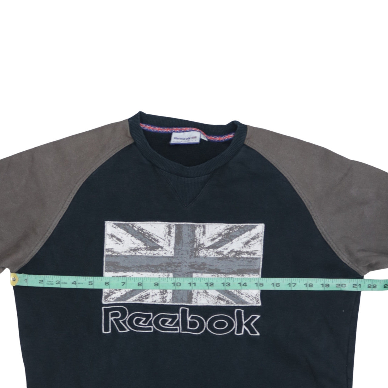 Reebok Classic Women's Black & Grey Crew Neck Sweatshirt Size M