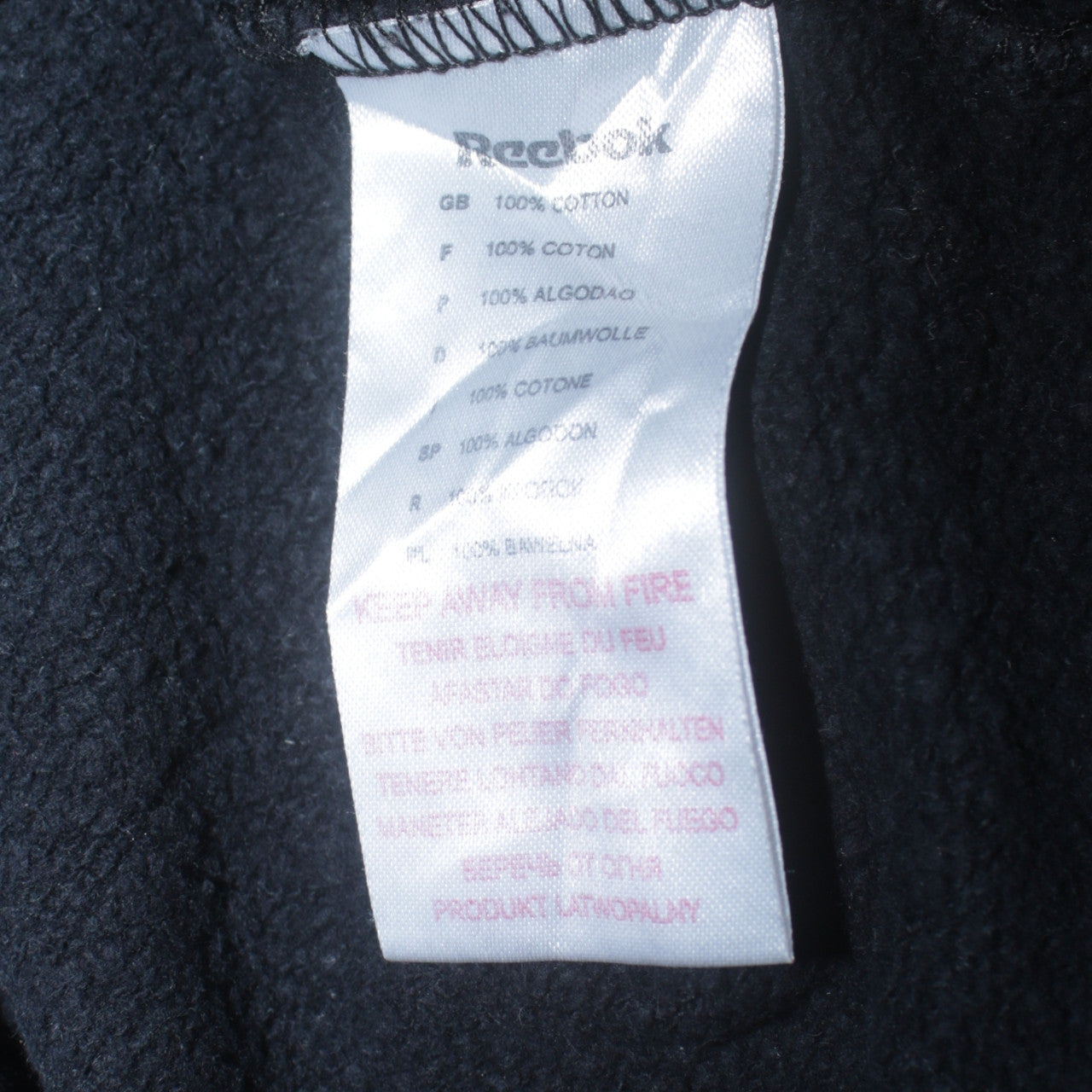Reebok Classic Women's Black & Grey Crew Neck Sweatshirt Size M