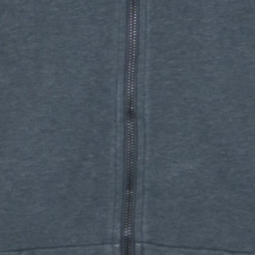Adidas Women's Grey Full Zip Hoodie Size M 12-14 with Pink Logo