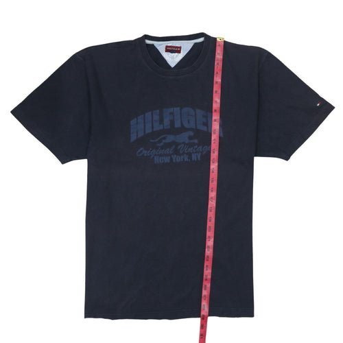 Hilfiger Men's Blue 2XL Vintage Graphic Cotton T-Shirt