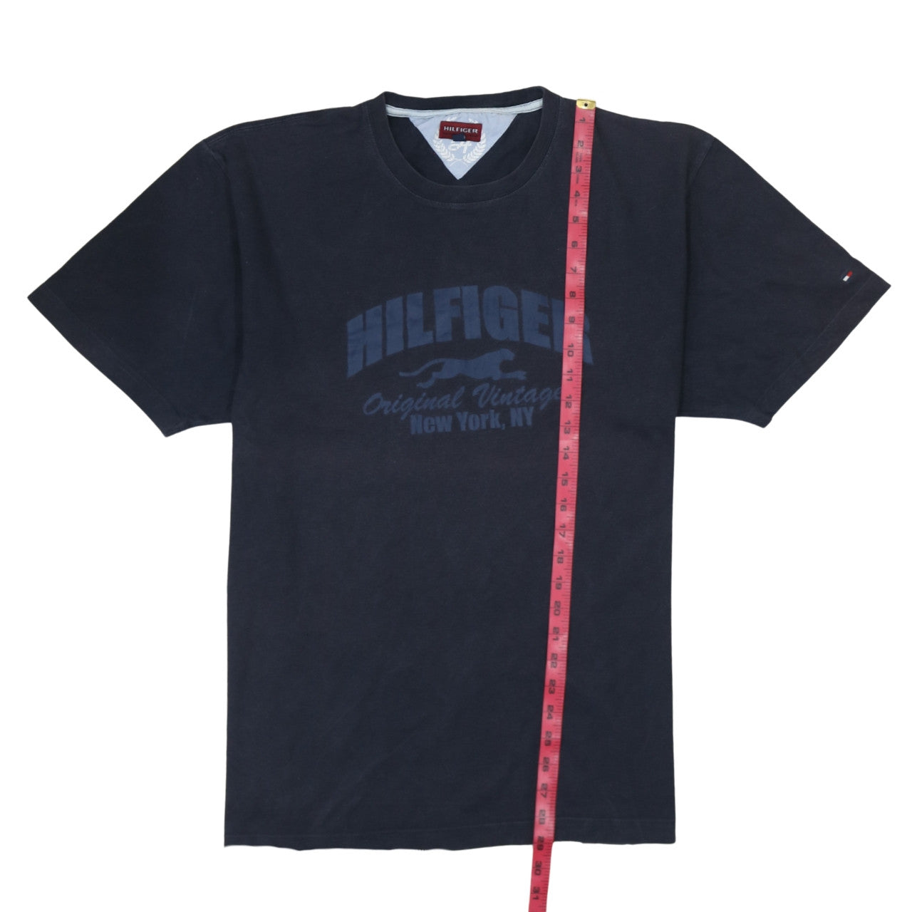 Hilfiger Men's Blue 2XL Vintage Graphic Cotton T-Shirt