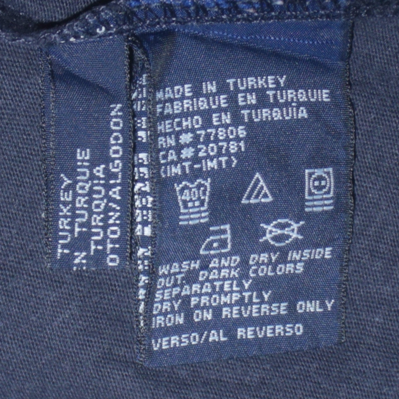 Hilfiger Men's Blue 2XL Vintage Graphic Cotton T-Shirt